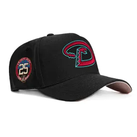 47 Brand Arizona Diamondbacks 25th Anniversary Patch MVP Snapback Hat - Black