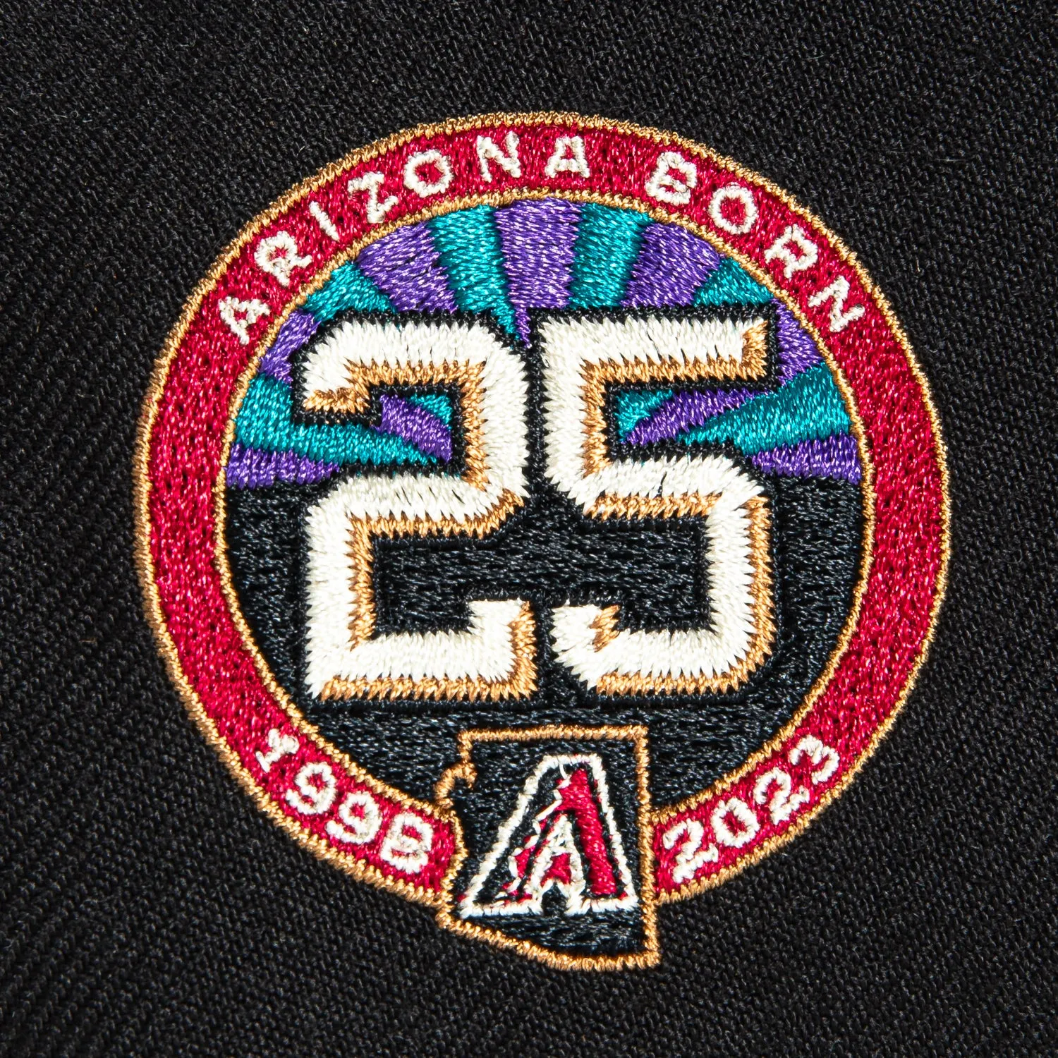 47 Brand Arizona Diamondbacks 25th Anniversary Patch MVP Snapback Hat - Black