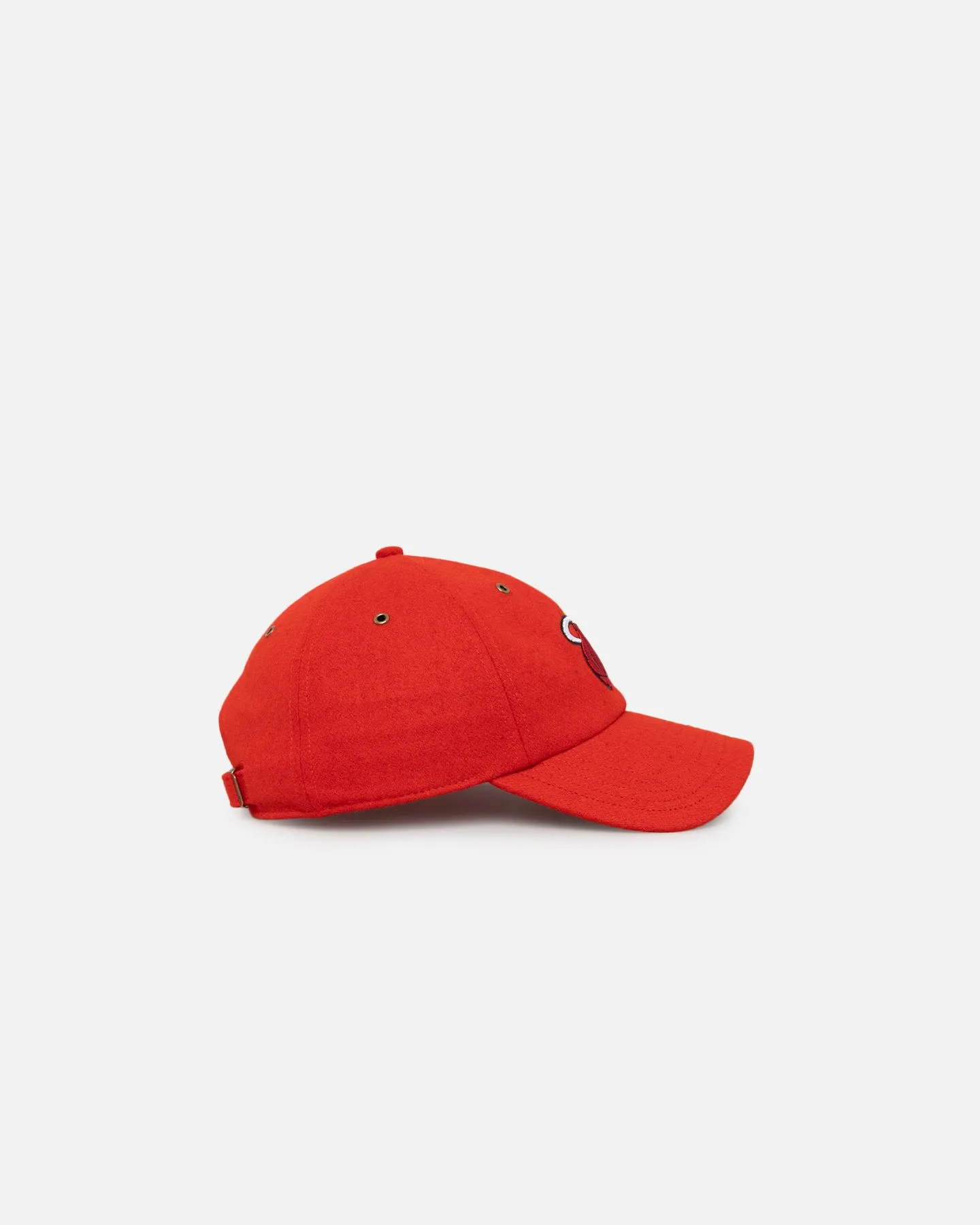 47 Brand Miami Heat Wooly Clean Up Strapback Red