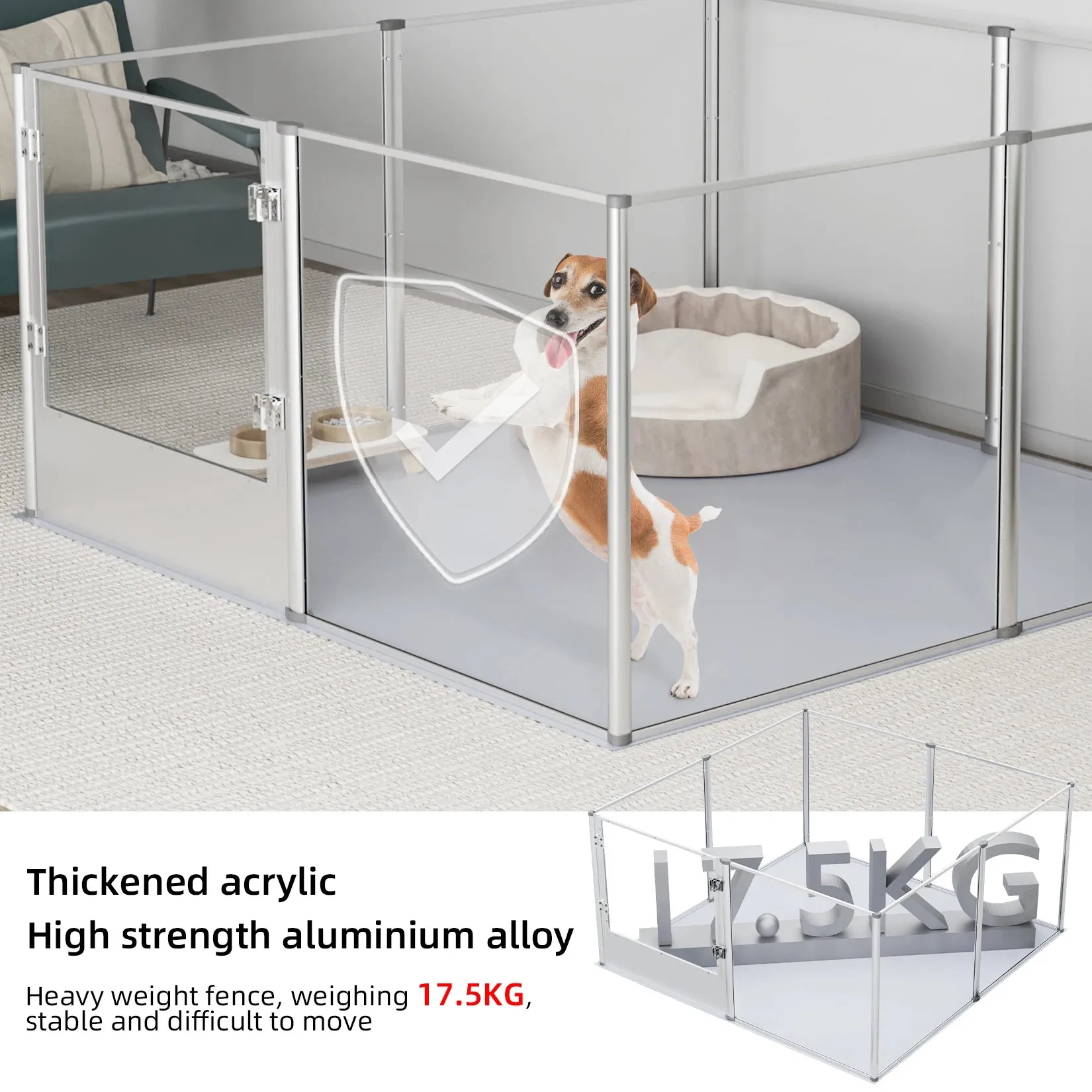 Acrylic Dog Whelping Playpen – Modern Design Meets Functionality