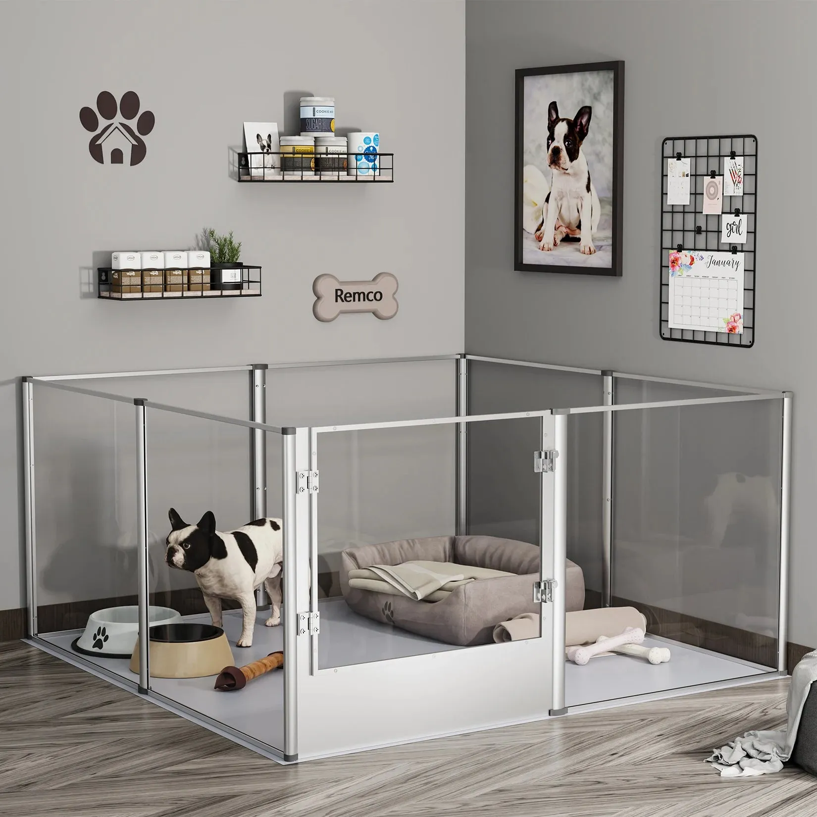 Acrylic Dog Whelping Playpen – Modern Design Meets Functionality