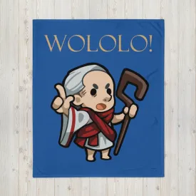 Age of Empires Chibi Wololo! Priest Throw Blanket