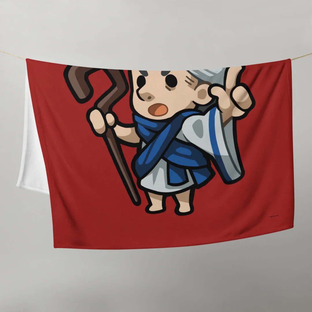 Age of Empires Chibi Wololo! Priest Throw Blanket