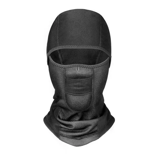 All-Weather Rider's Combo: Full Face Balaclava and Retro Half Shell Helmet