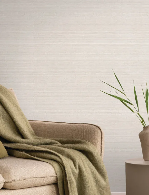 Allineate High Performance Vinyl Wallpaper in Natural