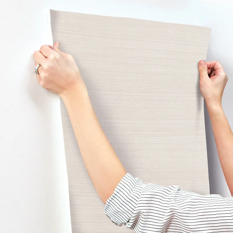 Allineate High Performance Vinyl Wallpaper in Natural