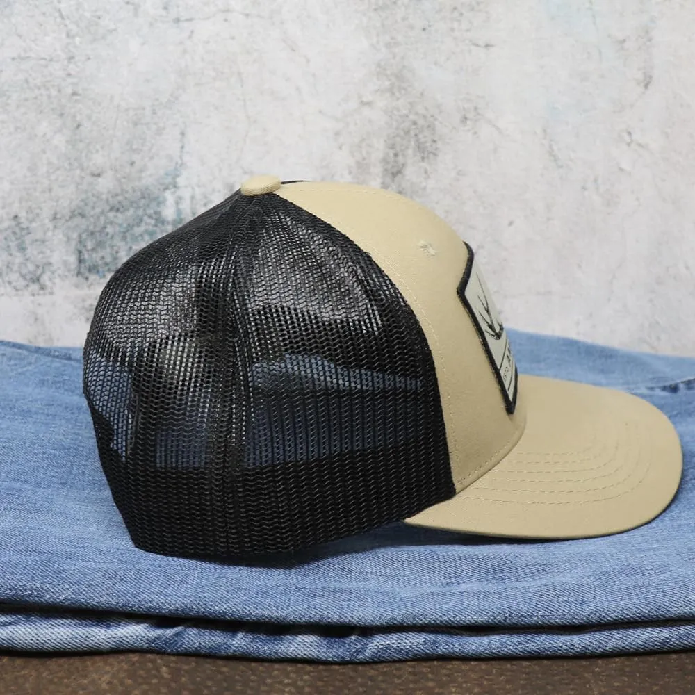 America We Hunt Patch Snapback Hat, Adjustable Mesh Baseball Cap, Embroidered Trucker Hat, Unisex, One Size