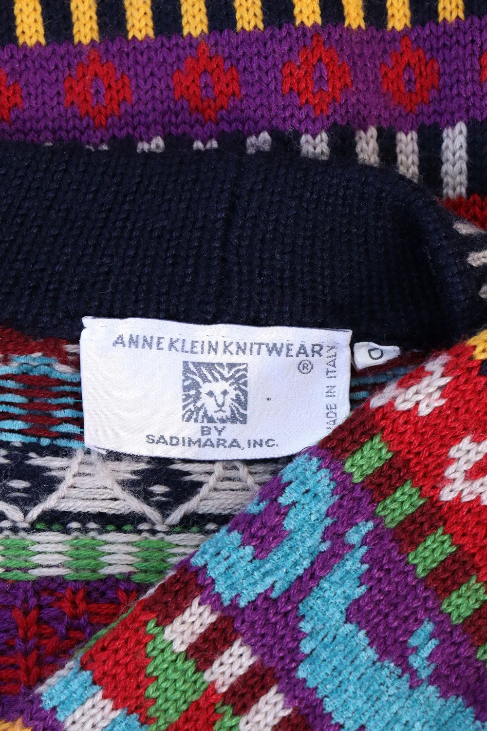 Anne Klein Intarsia Cardigan S-L