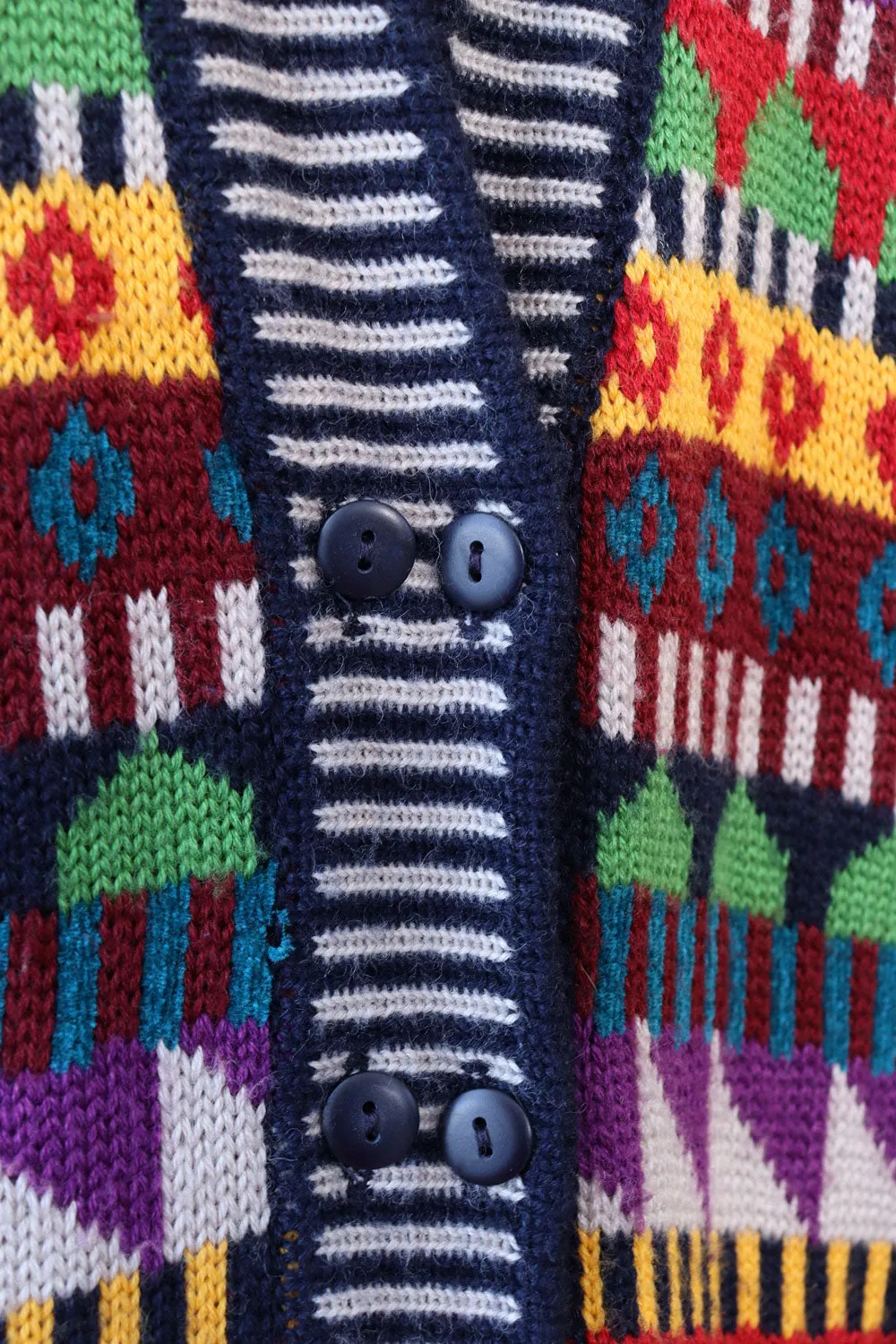 Anne Klein Intarsia Cardigan S-L