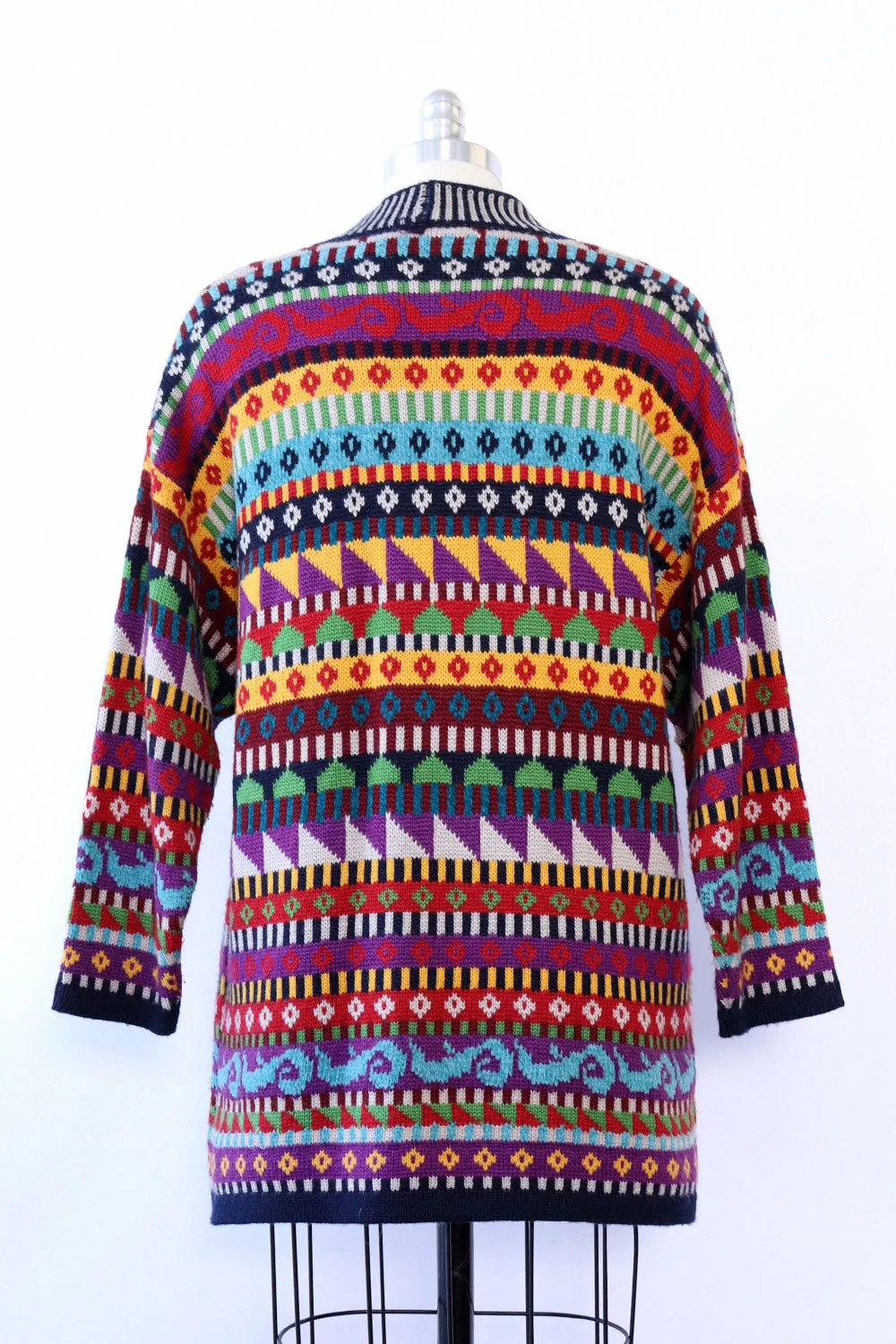 Anne Klein Intarsia Cardigan S-L