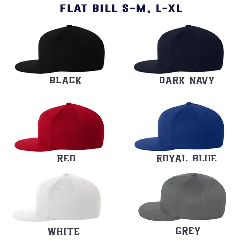 Apparatus with Number Custom Hat - Flatbill Flexfit
