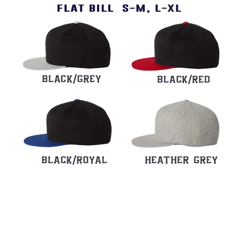 Apparatus with Number Custom Hat - Flatbill Flexfit