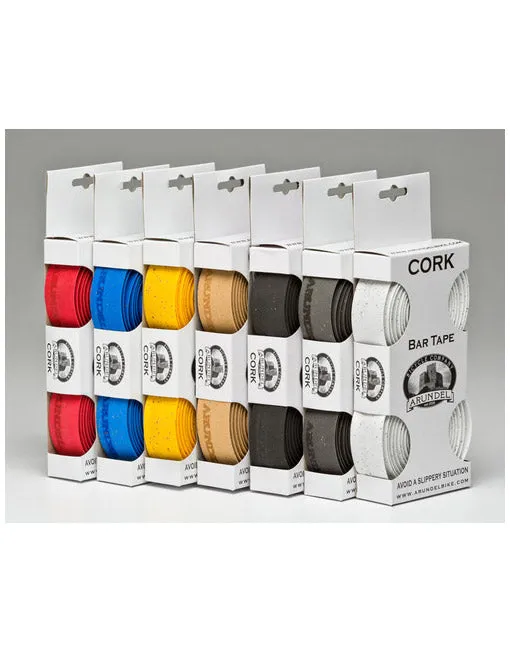 Arundel Cork Ribbon Bar Tape - Blue