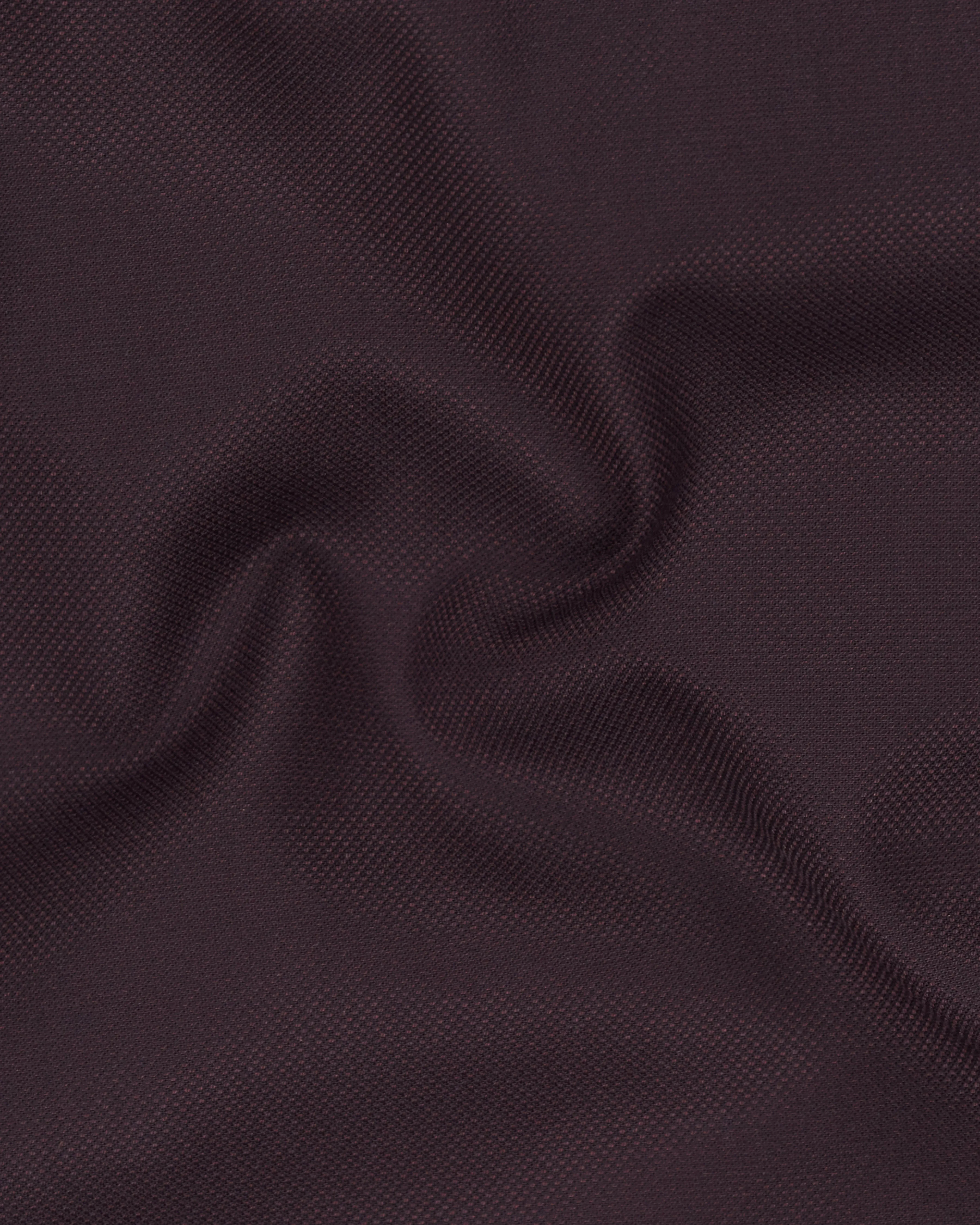 Aubergine Maroon Tuxedo Blazer