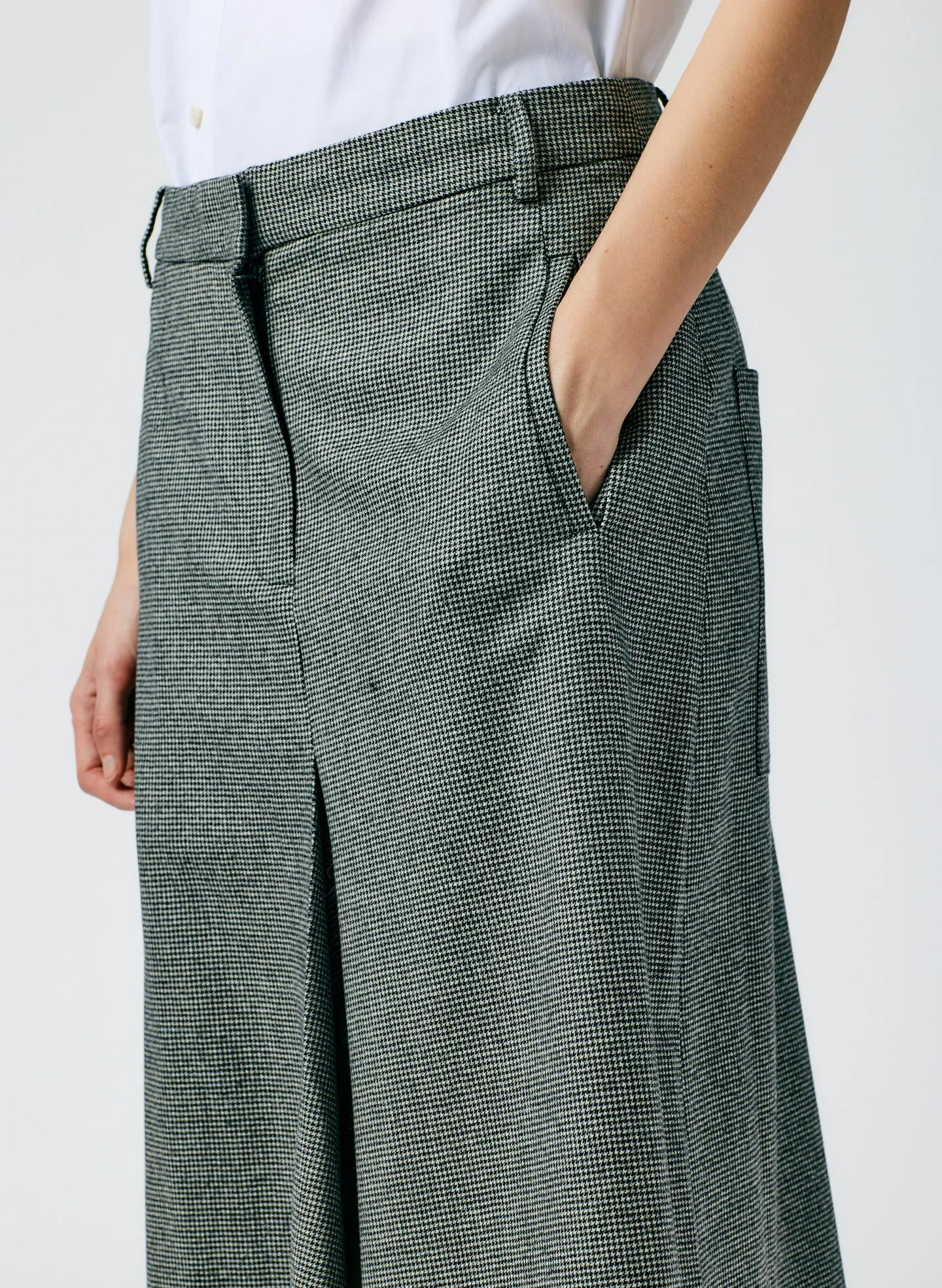 Baby Houndstooth Slouch Skirt
