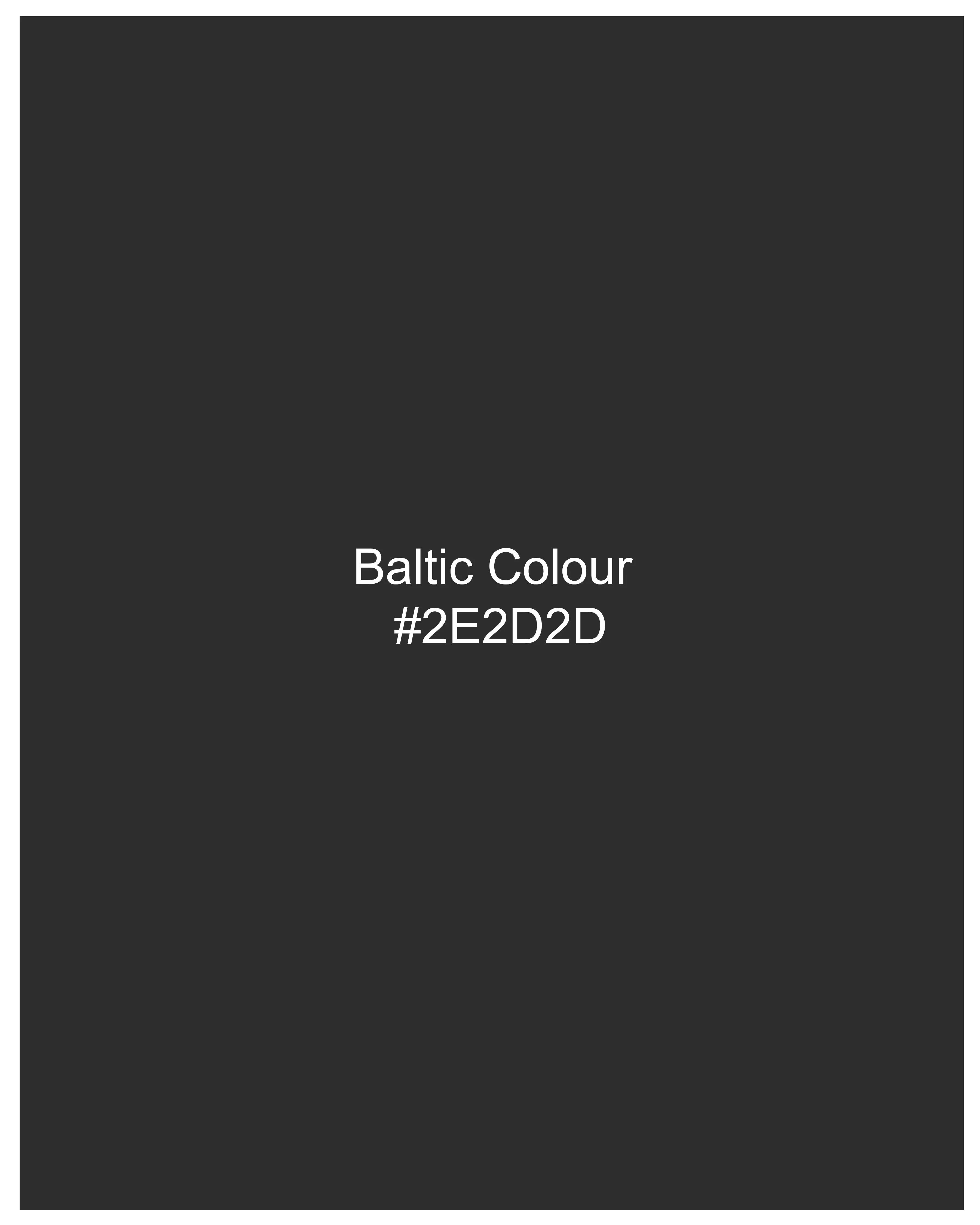Baltic Black Windowpane Single Breasted Blazer