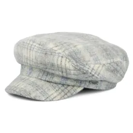 Barts Hats Giana Checked Wool Blend Fiddler Cap - Wheat