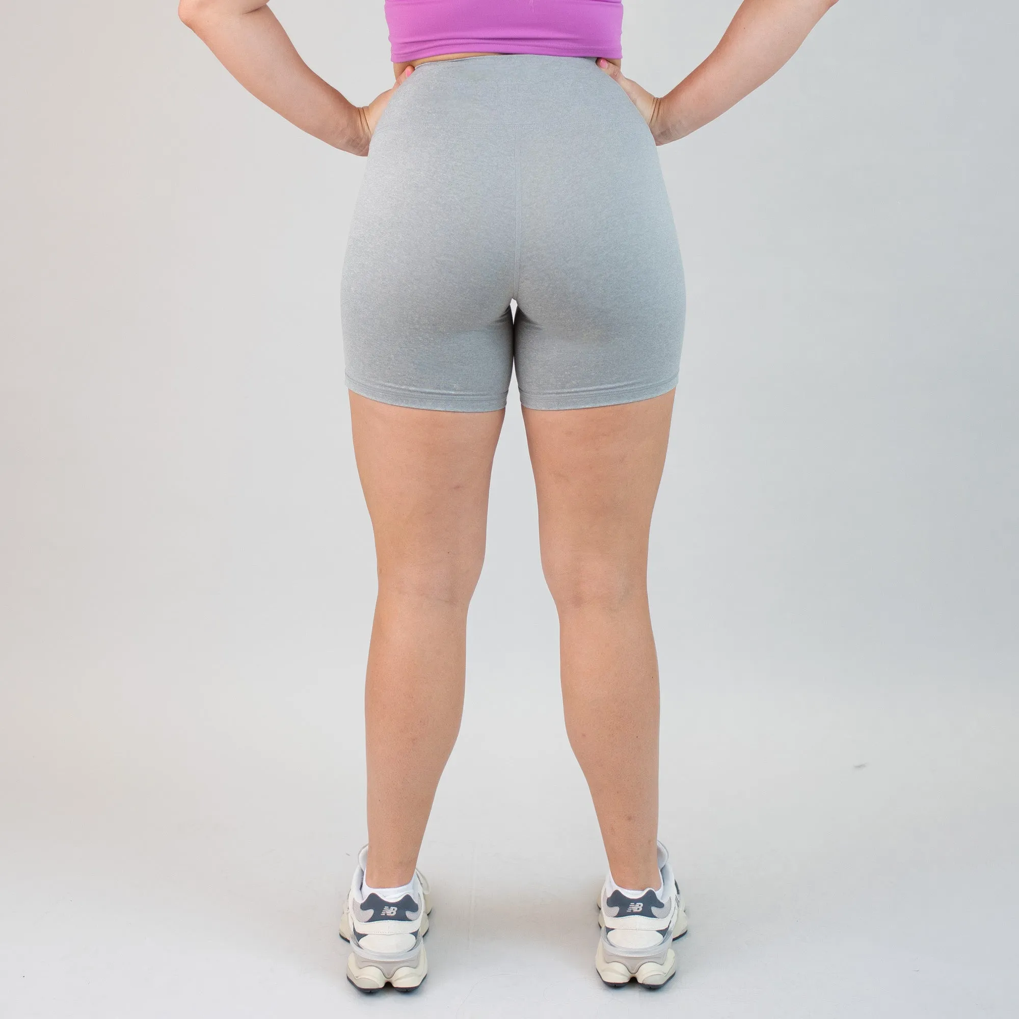 Biker Short 6" - No Front Seam - High Rise