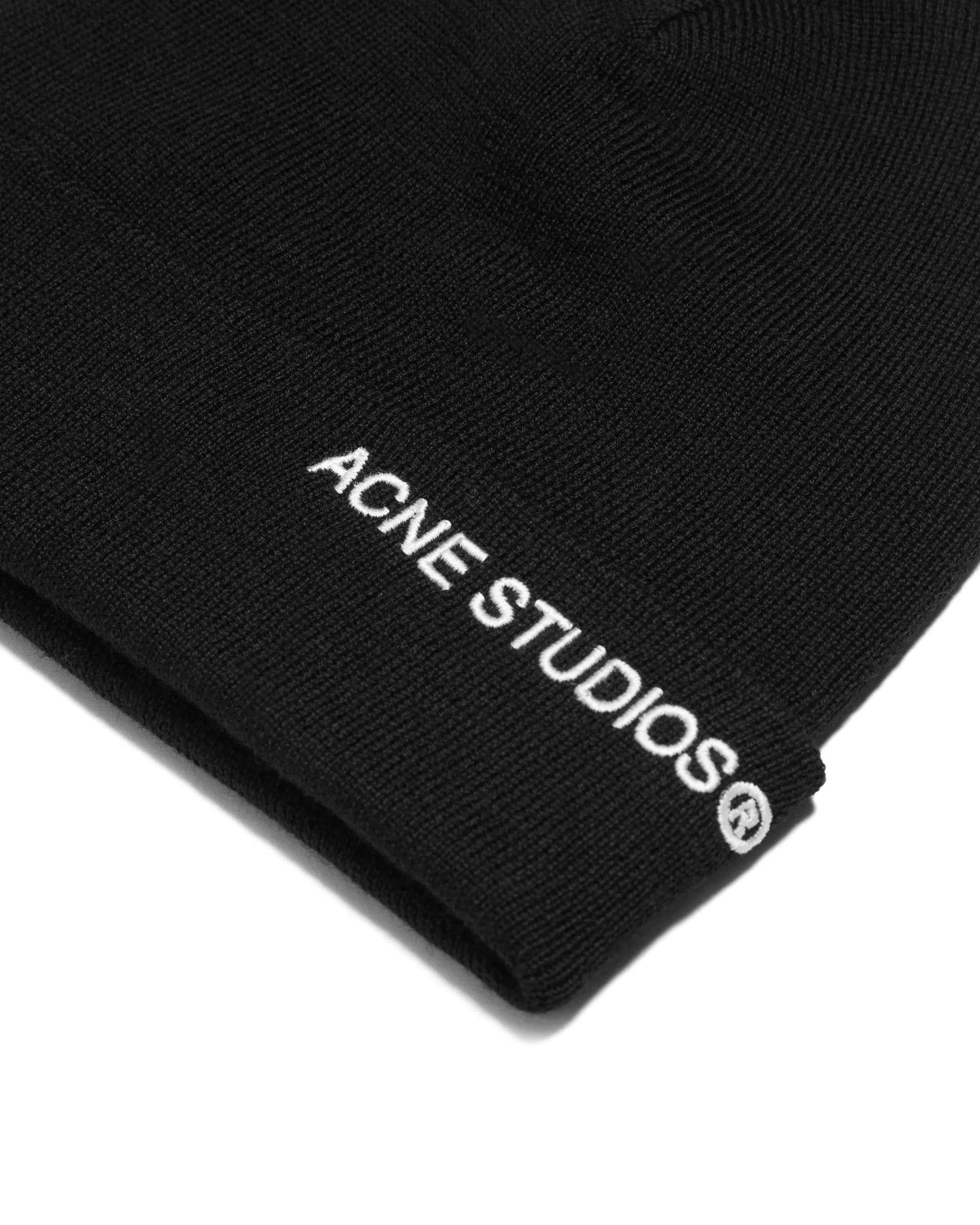 Black Logoed Beanie