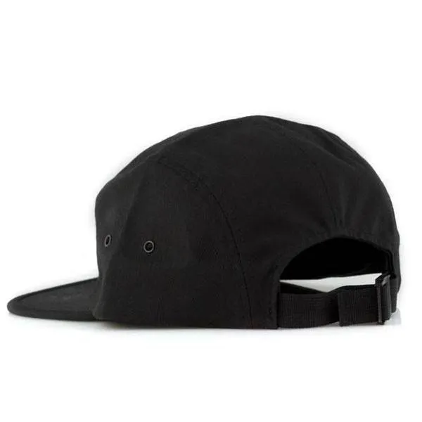 Black Sheep Label 5 Panel Hat Black