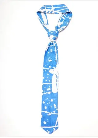 Bloke Boat Batik Neck Tie with Printed batik