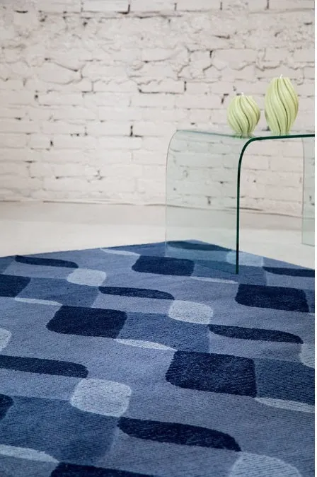 Brink & Campman Decor Riff Water Blue Rug