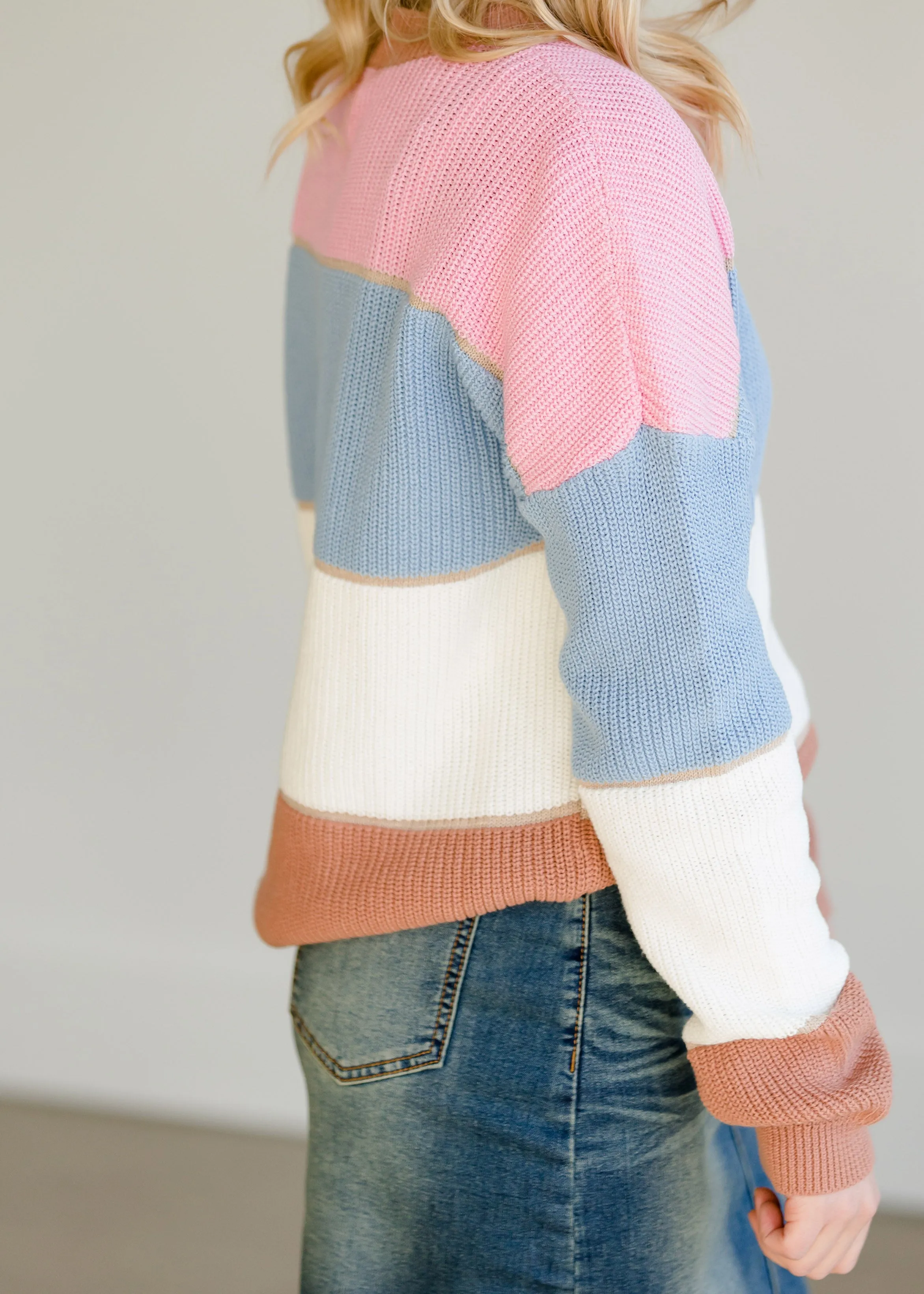 Broad Striped Crew Sweater - FINAL SALE