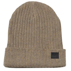 Brown & Charcoal Melange Beanie