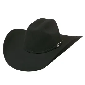 Bullhide Hats Black 4X Broken Horn Felt Hat from the Rodeo Round Up Collection