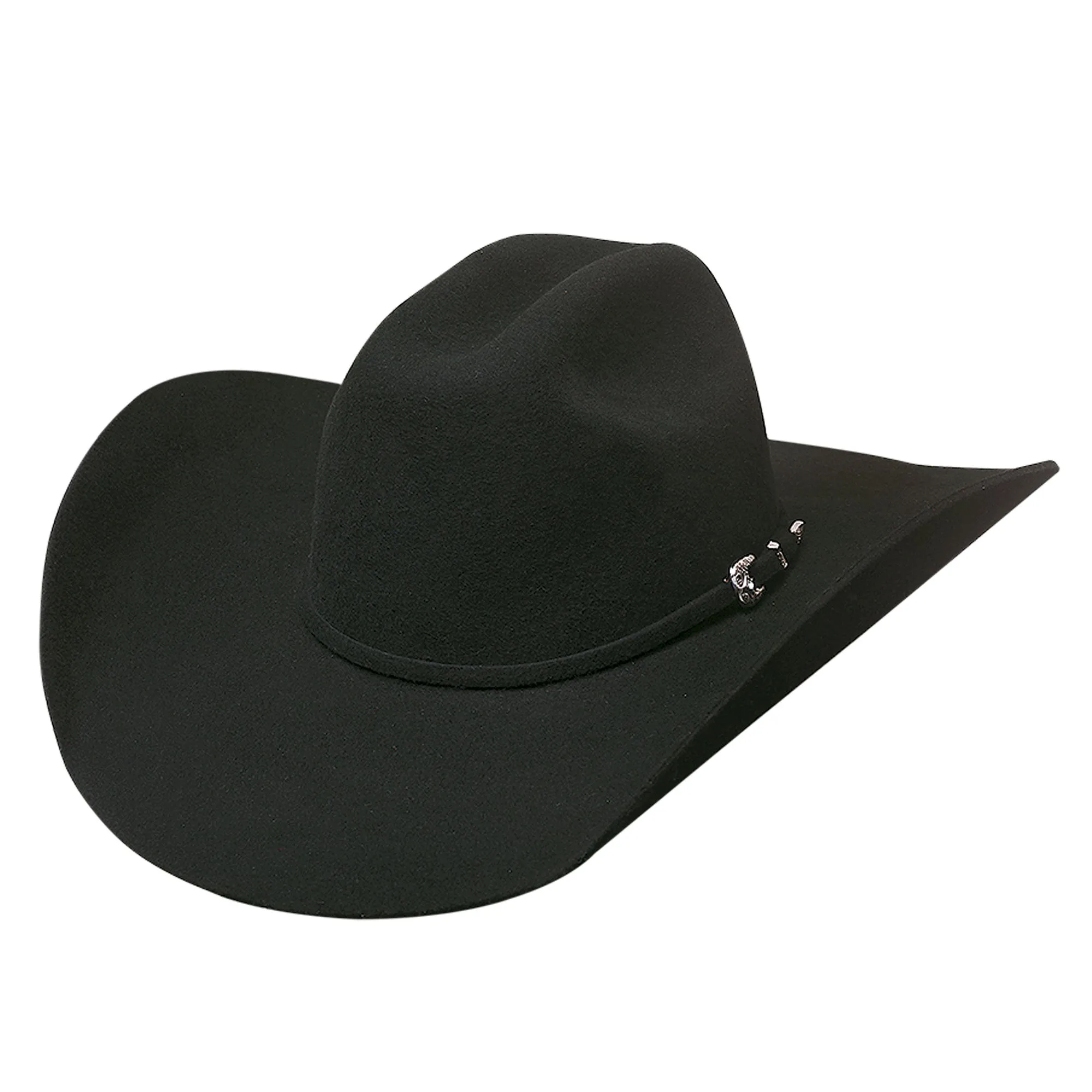 Bullhide Hats Black 4X Broken Horn Felt Hat from the Rodeo Round Up Collection