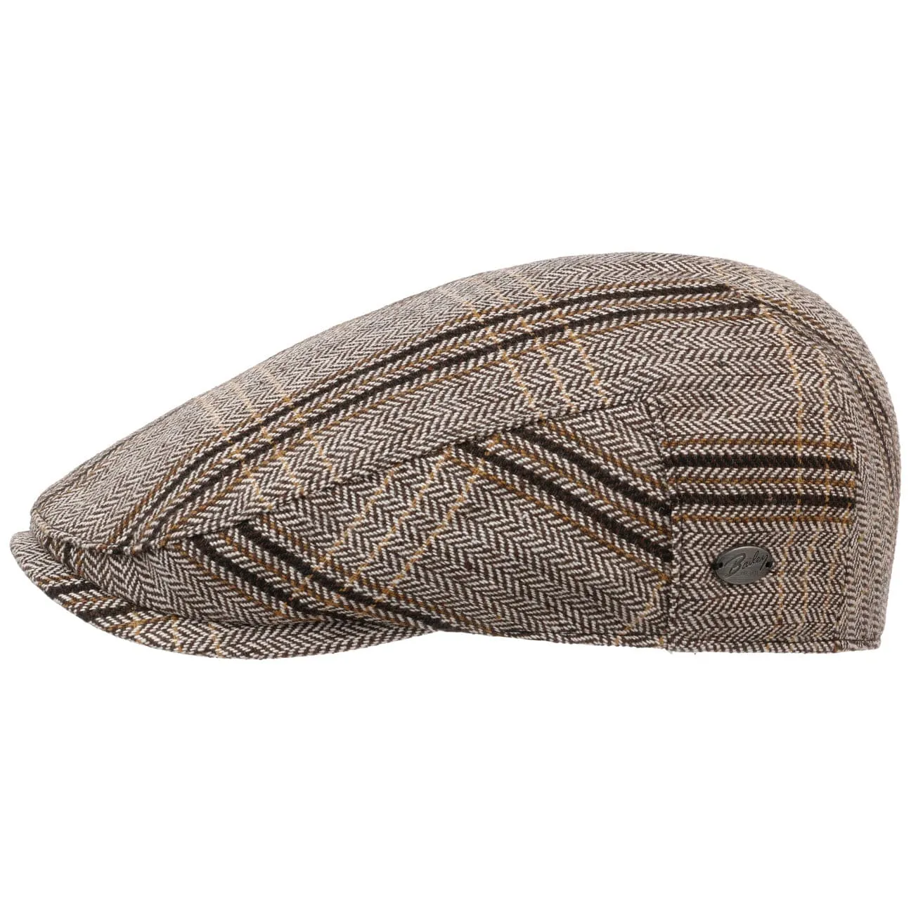 Byram Check Flat Cap by Bailey 1922