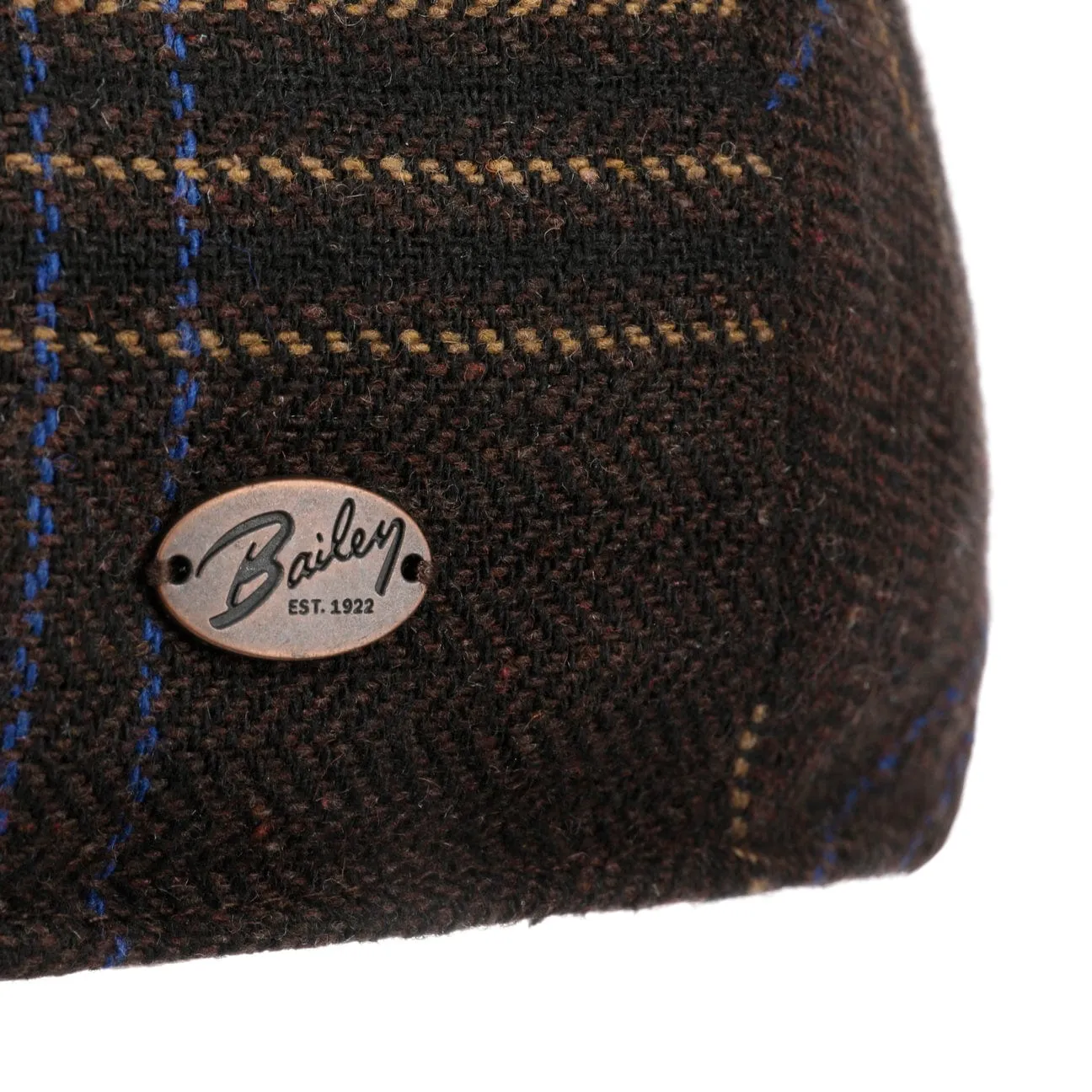 Byram Check Flat Cap by Bailey 1922
