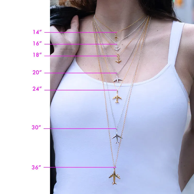 Cable Chains, Thick Gold