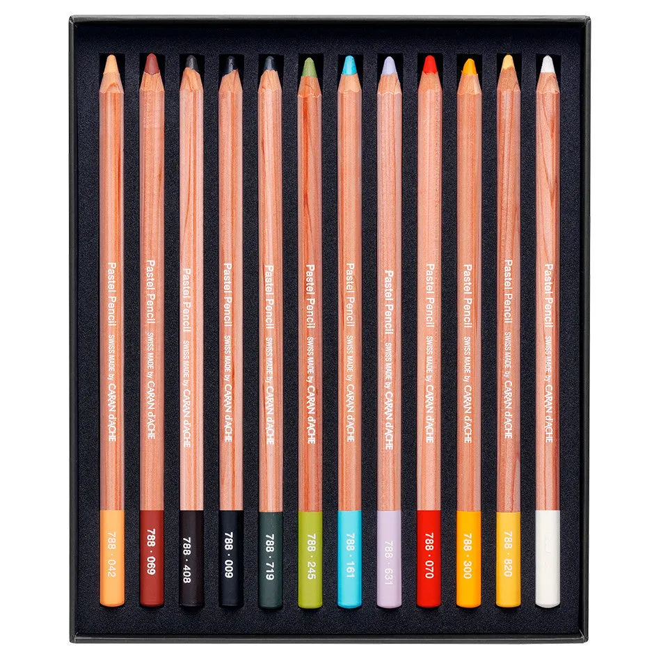 Caran d'Ache Pastel Pencil Assorted Box of 12