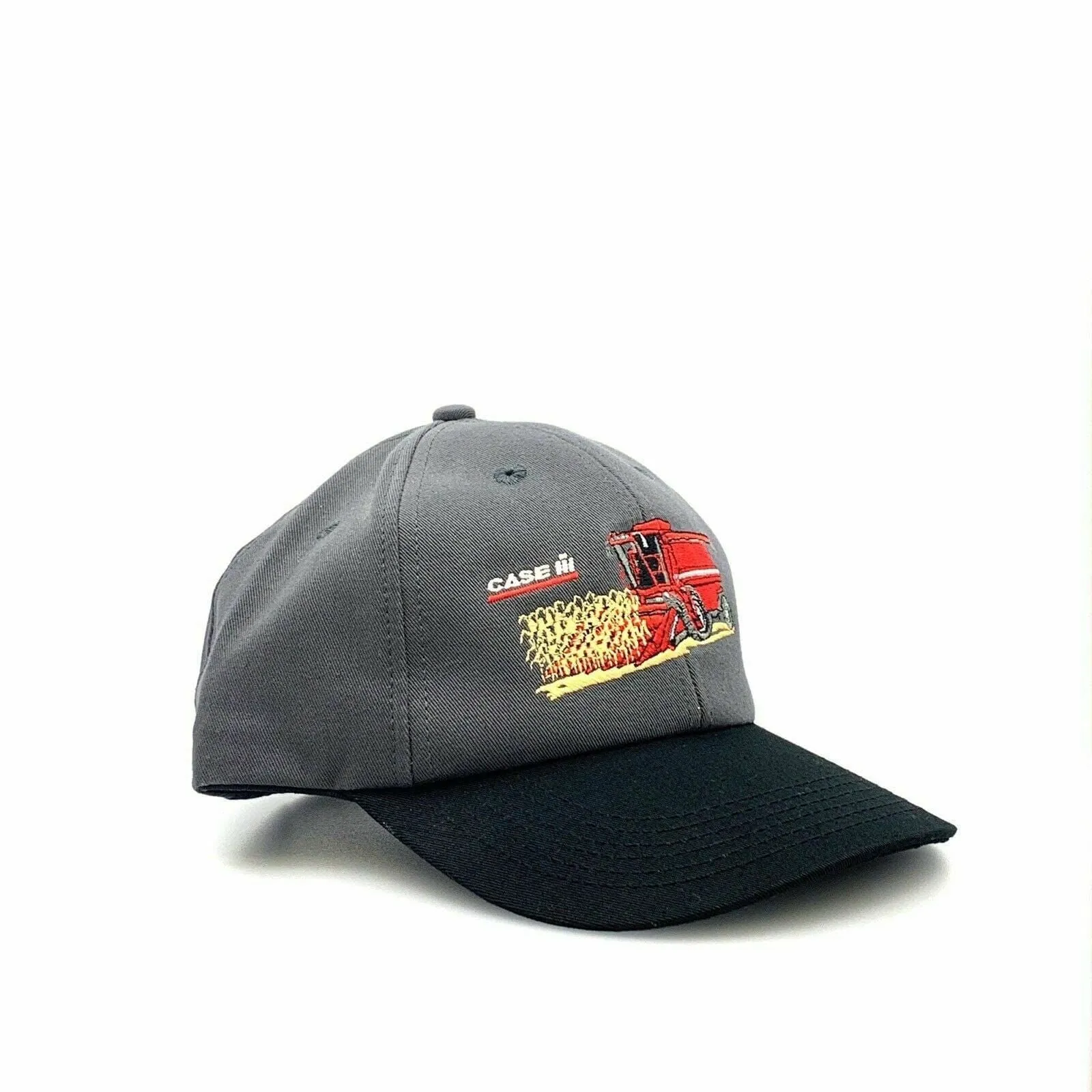 CASE IH Grand Island Plant Employee Dad Baseball Hat, Gray - OSFA