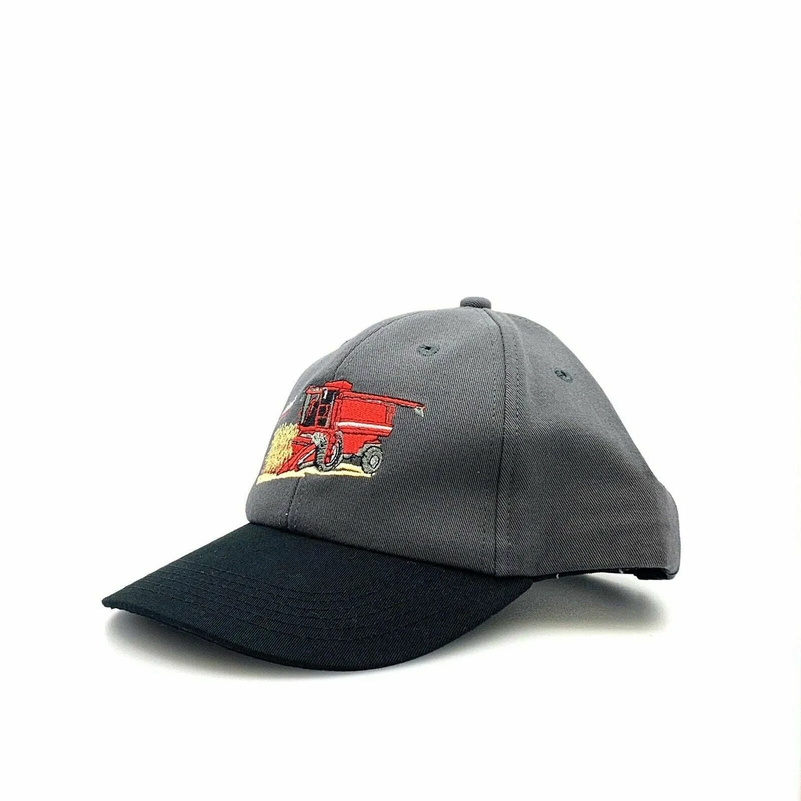 CASE IH Grand Island Plant Employee Dad Baseball Hat, Gray - OSFA