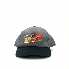 CASE IH Grand Island Plant Employee Dad Baseball Hat, Gray - OSFA