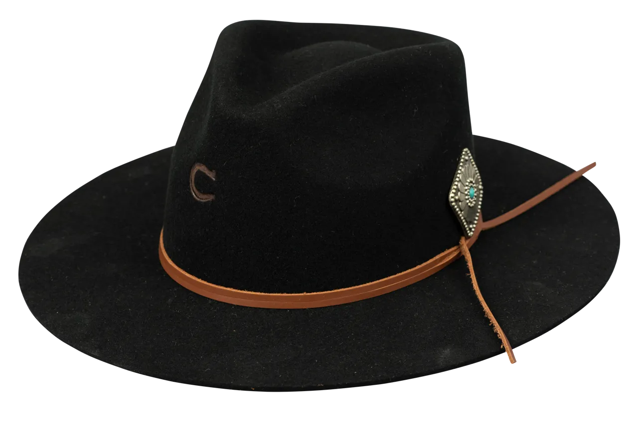 Charlie 1 Horse Lone Butte Hat - Black