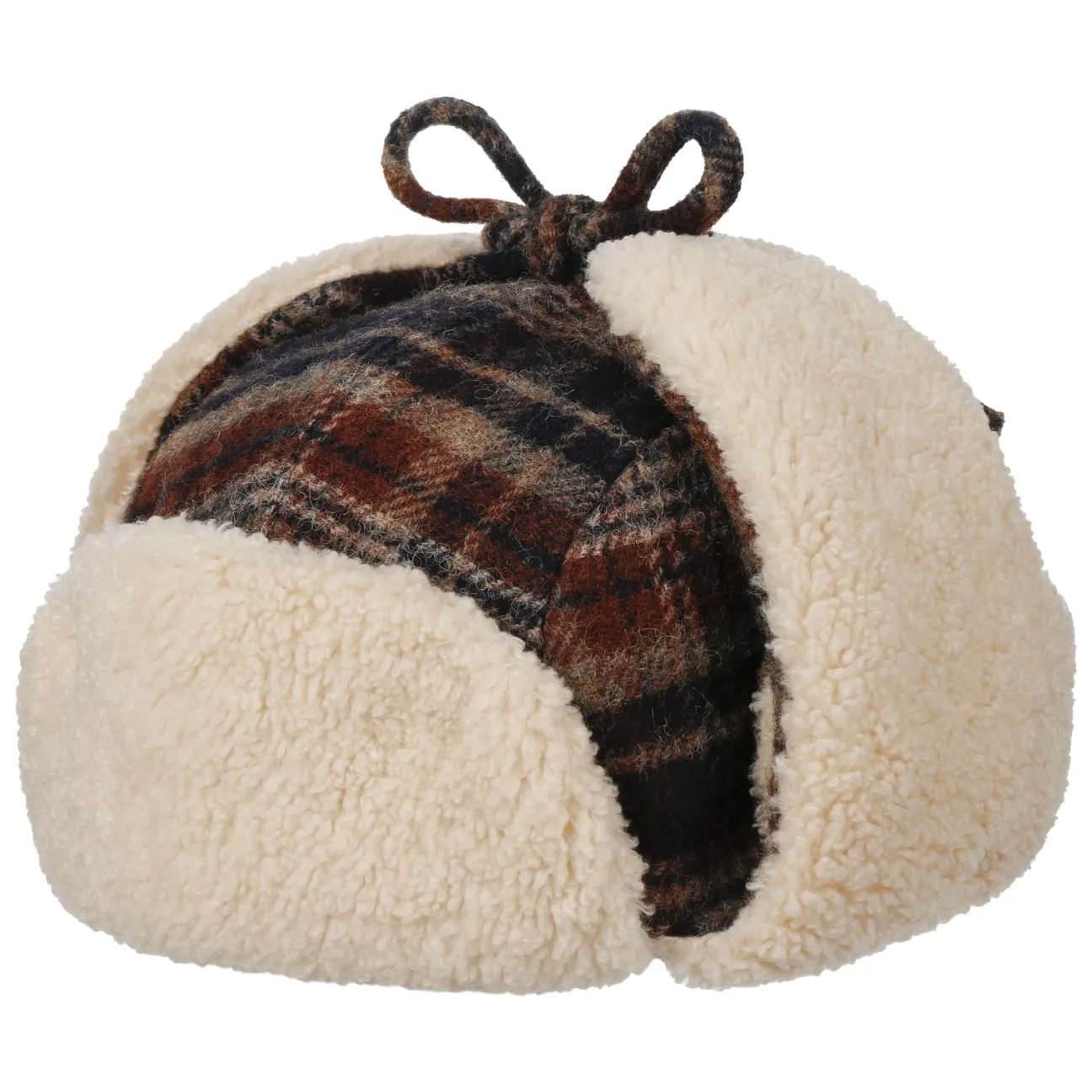 Checked Bomber Aviator Hat by Stetson