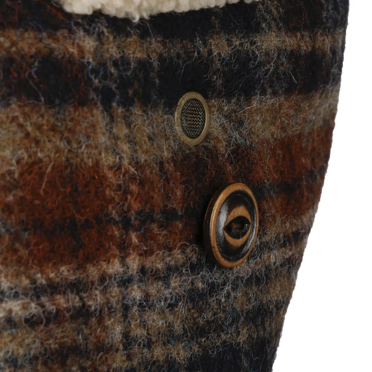 Checked Bomber Aviator Hat by Stetson
