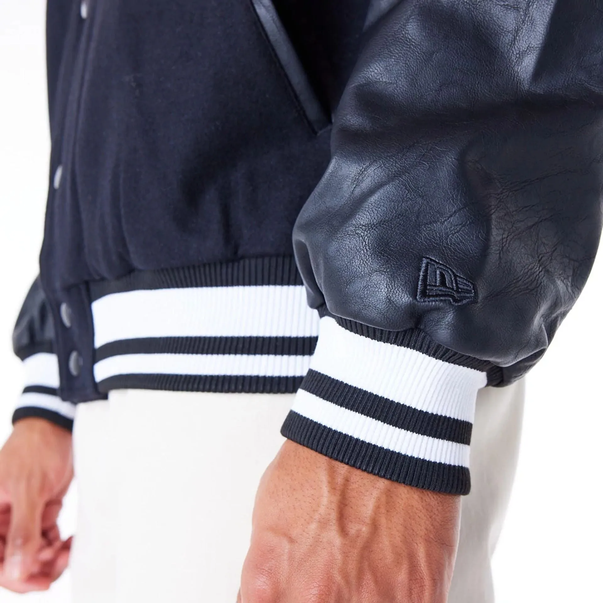 Chicago White Sox MLB Patch Black Varsity Jacket