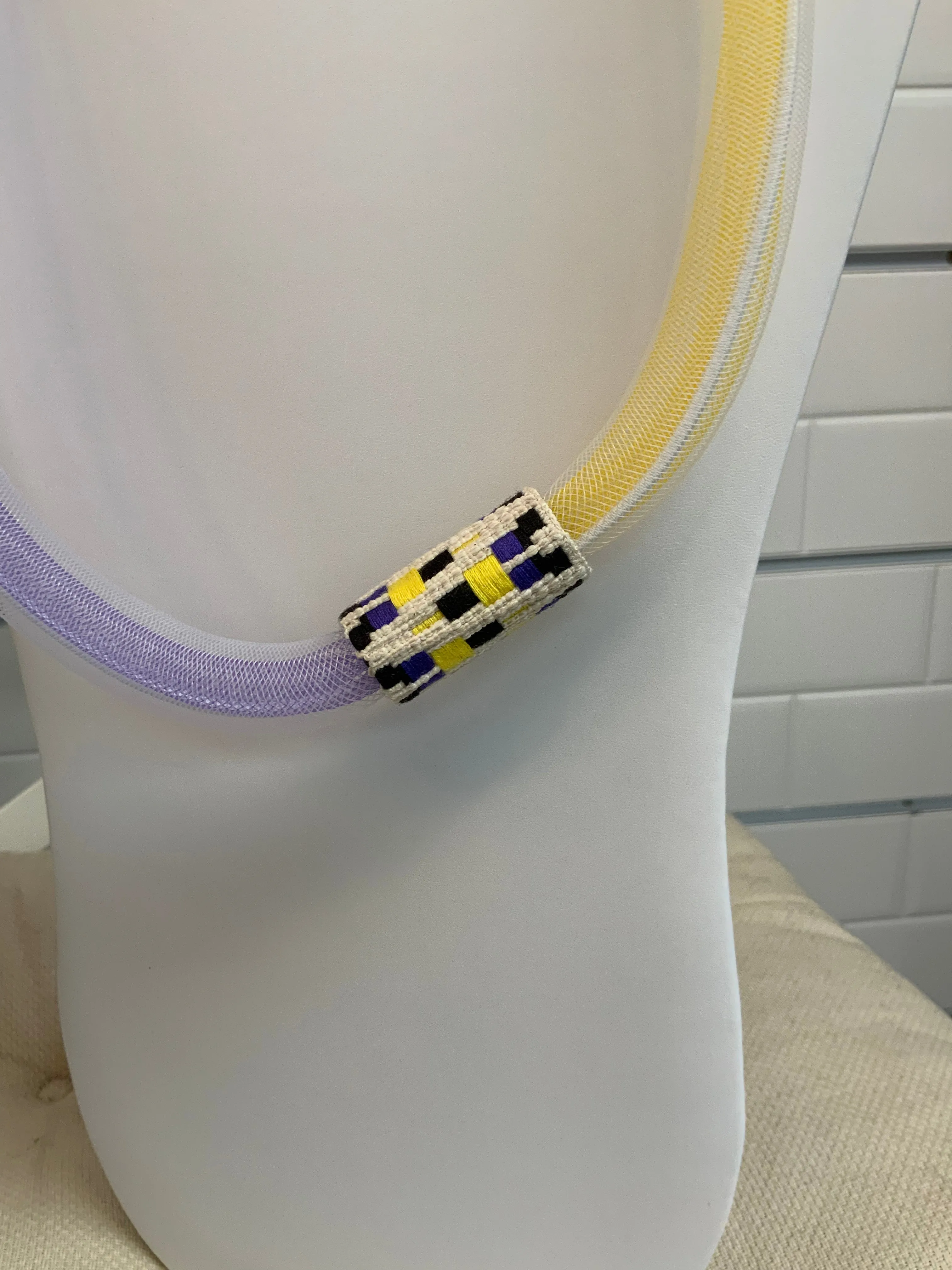 Christina Brampti 2 Tone Mesh with Spots Necklace 2184