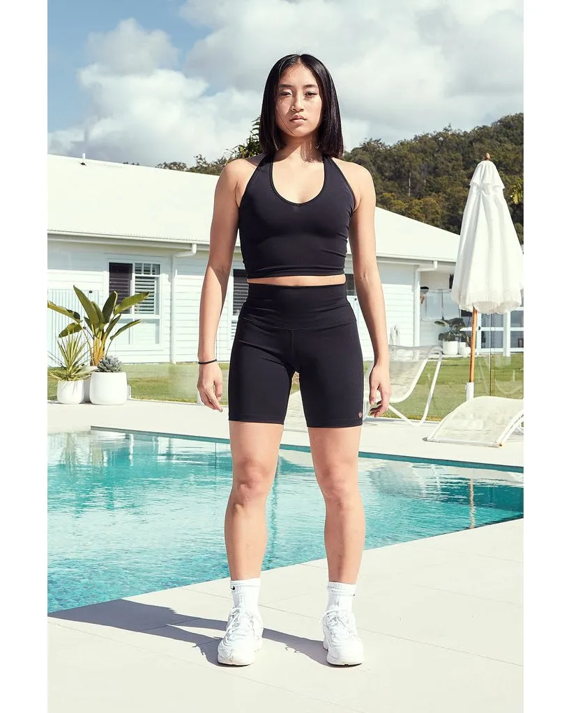 Claudia Dean World Active High Rise Bike Shorts  - Womens