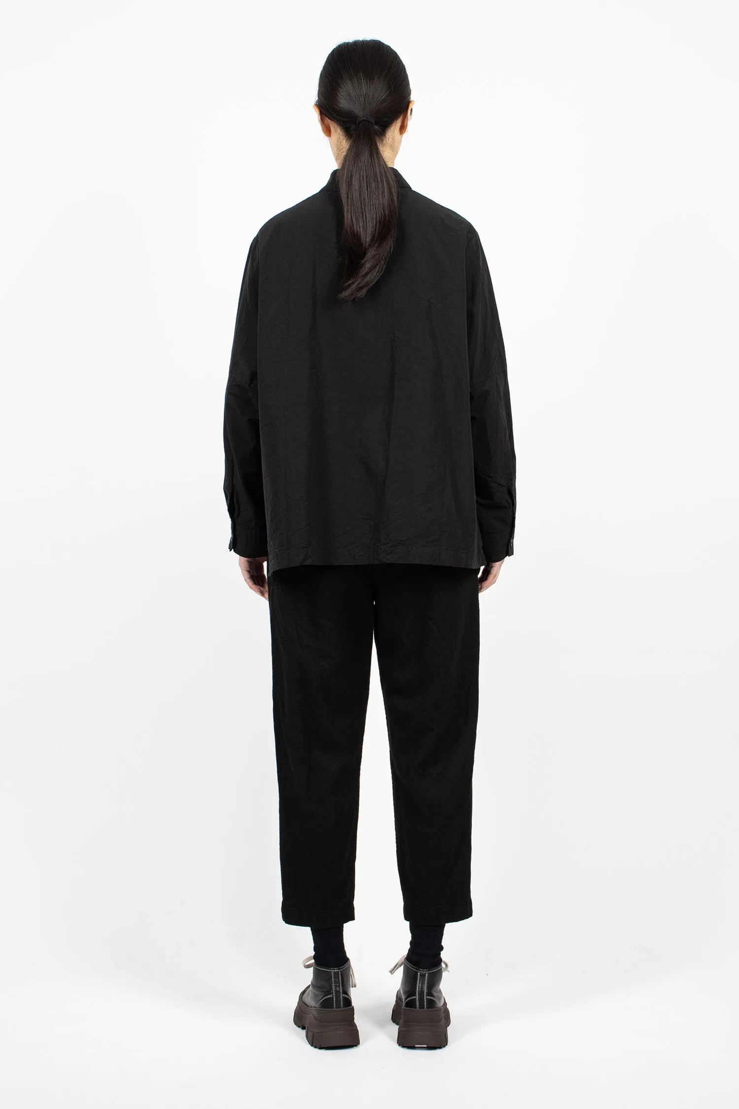 Couching Flannel Trouser Black