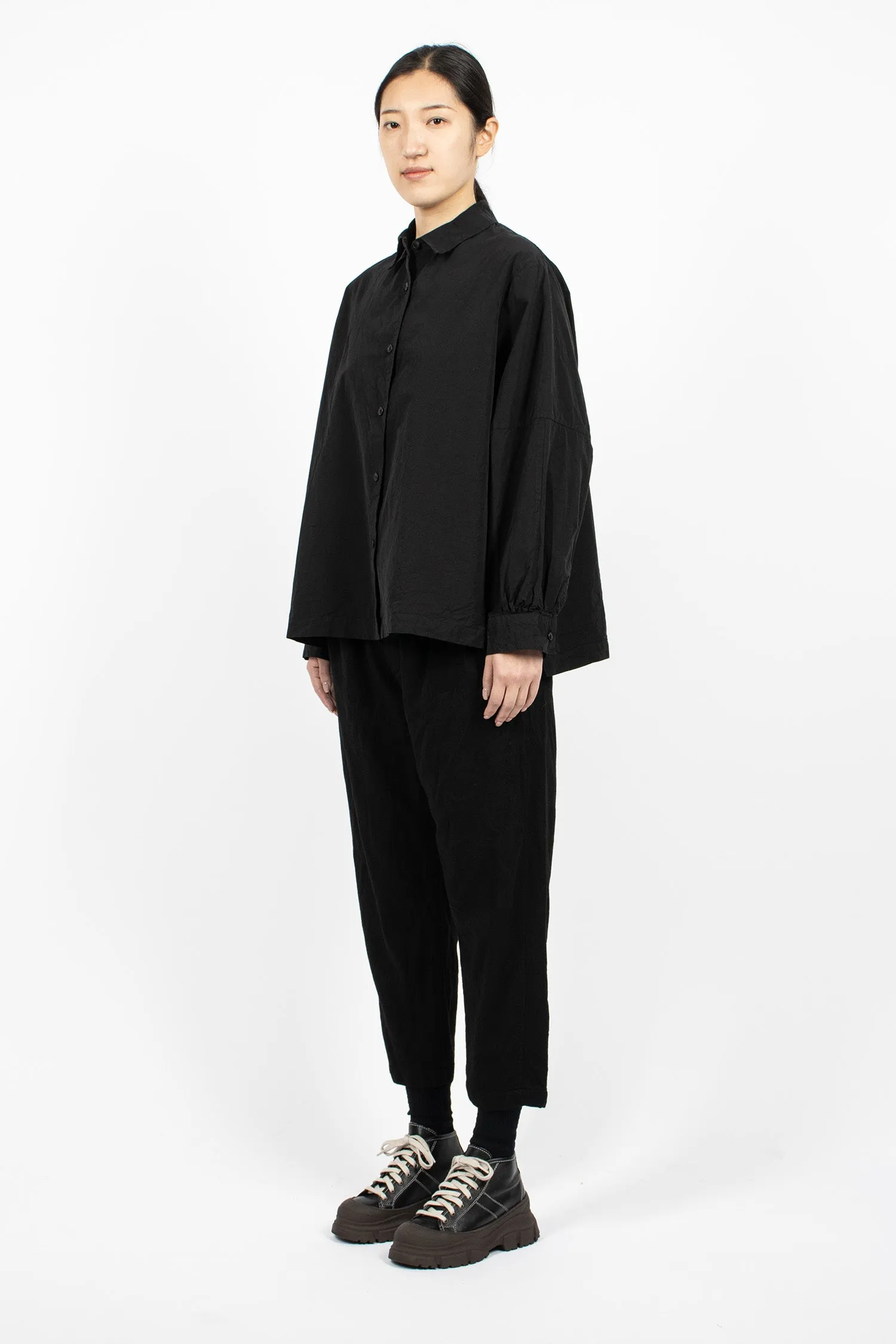 Couching Flannel Trouser Black