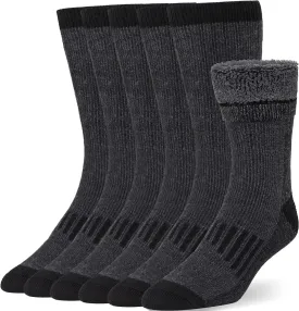COZIA Merino Wool Socks for Men and Women Warm thermal Boot Hiking Socks 3 Pairs