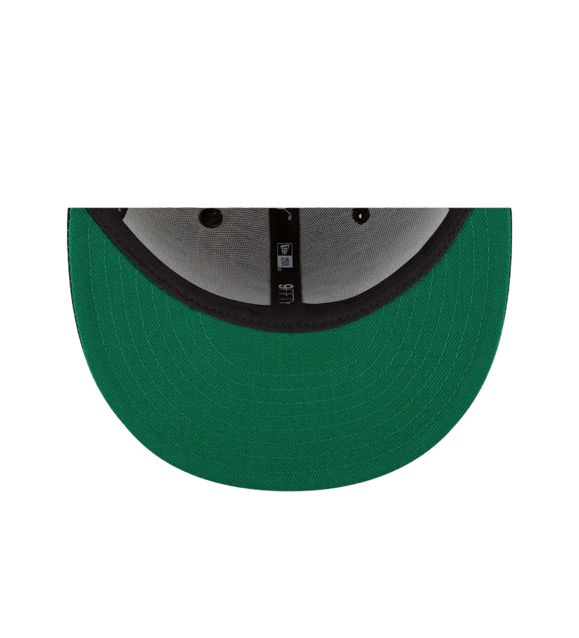 Crown Snapback - Black w/Green Undervisor