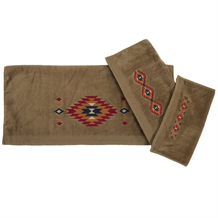 Del Sol Southwestern Bath Towel Set of 2
