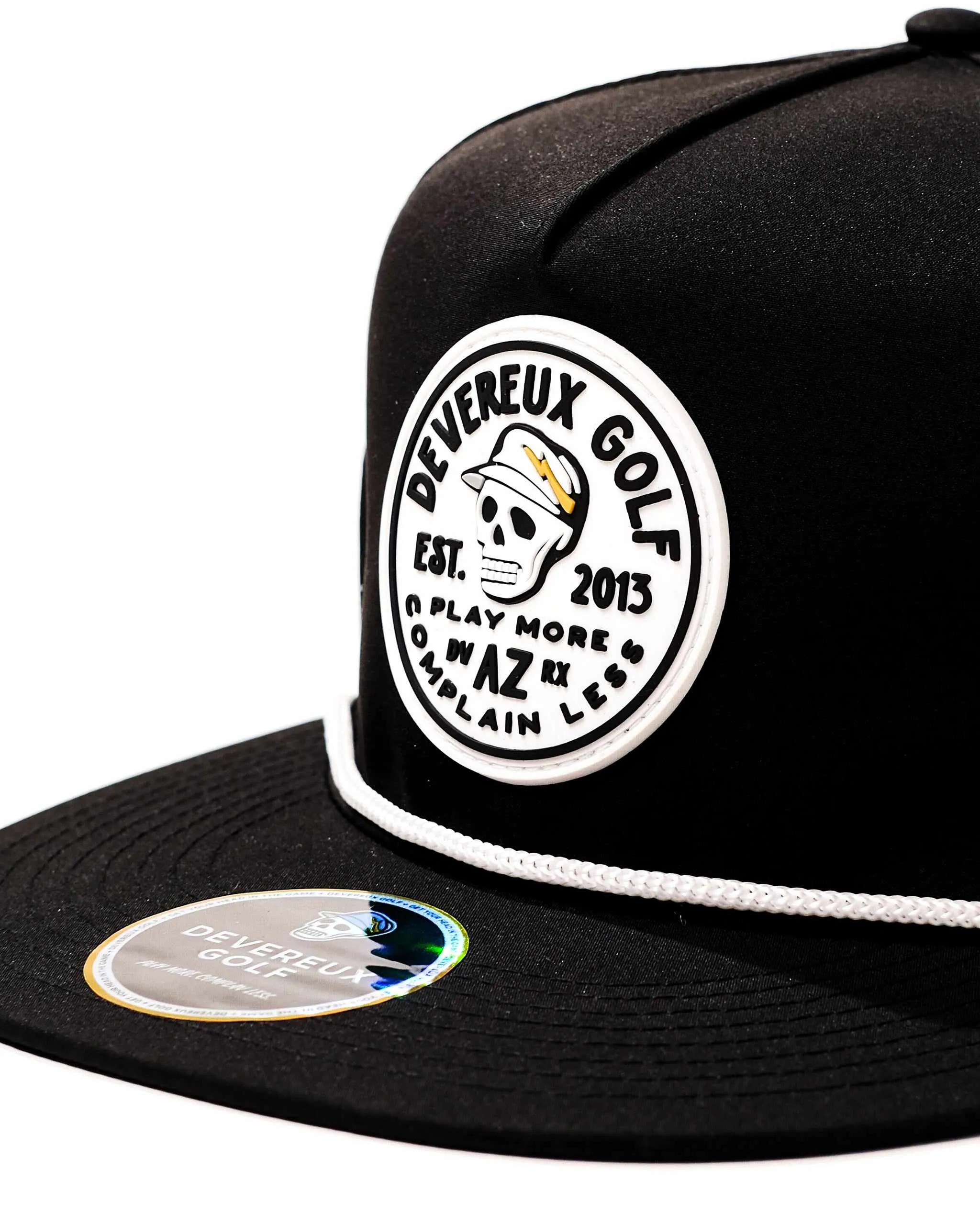 Devereux Patch Hat - Black