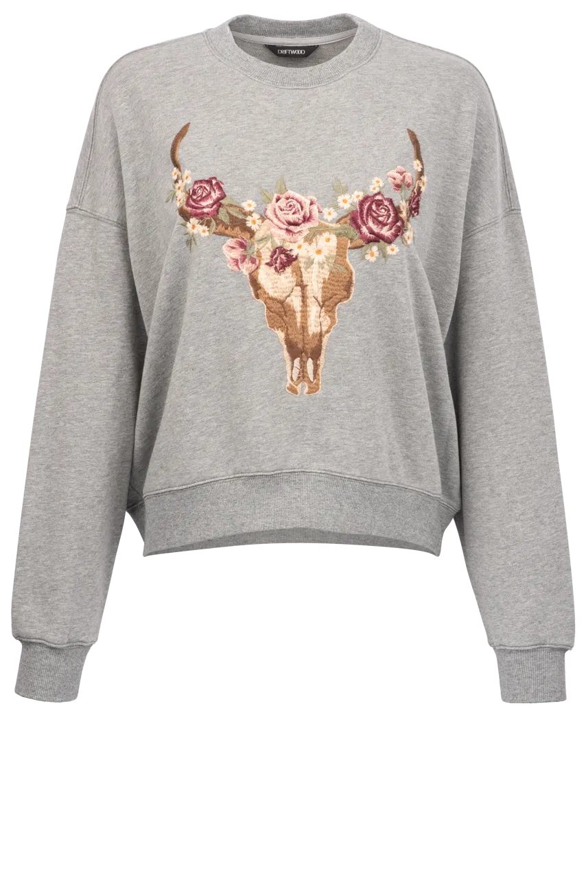 Driftwood Teddy Rose Sweatshirt